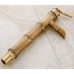 Dovewill Home Waterfall Bathroom Sink Vessel Faucets Deck-mounted Spout Bamboo-shaped Basin Mixer Taps - Brass  #1 - B077P7NJRB